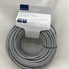 Insignia™ - 100' Cat-6 Ethernet Cable - Gray - NS-PNW76C0 -  picture