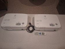 NEC NP-P401W LCD Projector 4000 Lumens WXGA 1280x800 - Lot of 2 - Working picture