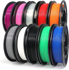 PLA Plus Filament 1.75mm Bundle 10x250g 2.5kg Impact Resistant 3D Printer picture