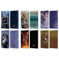OFFICIAL ANNE STOKES GUARDIAN DRAGONS LEATHER BOOK WALLET CASE FOR AMAZON FIRE picture