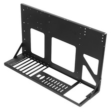 Durable Steel Motherboard Frame Black Computer Case Holder Bracket picture