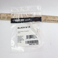 Black Box Lc Adapter Keystone Snap Fitting White FMT357-R3 picture