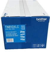 NEW GENUINE - BROTHER TN810XL CYAN TONER - TN810XL - SEALED BOX picture