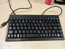 SOLIDTEK ACK-595U UK QWERTY USB Wired Compact Mini Keyboard Keyboard POS Black picture