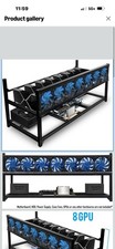 Kingwin KC-8GPU Open Air Stackable Black Aluminum Mining Case — $75.99 on Amazon picture