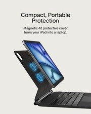 Belkin Pro Keyboard Case w/Magnetic Stand, Backlit Bluetooth Keyboard picture