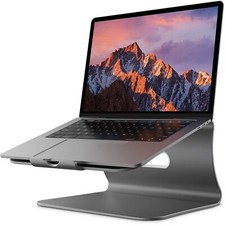 Laptop Stand Aluminum Cooling Computer Stand Holder for Apple MacBook Air Pro... picture