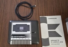 Commodore 1531 Datasette Cassette Player with user manual for C16/Plus/4 picture