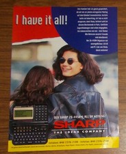 Rare Advertising SHARP ZQ-4450M Organizer - All or nothing 1995 picture