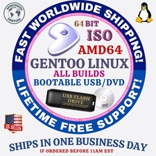 GENTOO LINUX OS BUILD MINIMAL | QCOW2 | LIVE-GUI 64BIT USB-DVD LIVE-FULL INSTALL picture