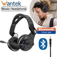 Wantek Bluetooth Headset with Microphone Noise Cancelling Wireless Headphone picture
