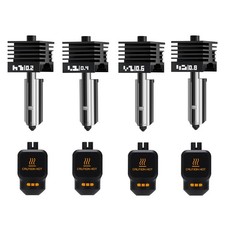 4 Pack P2S Hotend Nozzle Set 0.2MM 0.4MM Hardened for Bambu Lab Accessories picture