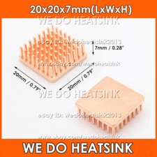 10/20pcs Small Useful Pure Copper WE DO HEATSINK Without or With Thermal Tapes picture