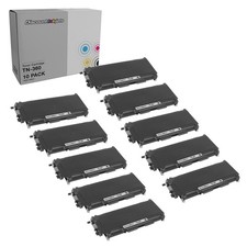 10PK BLACK HY Toner Cartridge for Brother TN360 TN-360 DCP-7040 DCP-7030 DCP7045 picture