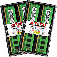 A-Tech 16GB Kit 4x 4GB PC3-10600 Desktop DIMM DDR3 1333 MHz Non-ECC Memory RAM picture