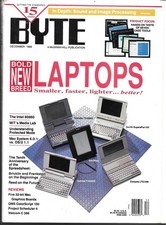 BYTE THE SMALL SYSTEMS JOURNAL MAGAZINE DECEMBER 1989 VOL. 14 NO. 13 (FN+) picture