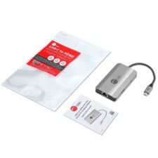 SIIG USB-C To HDMI With LAN Hub Adapter Brand New picture