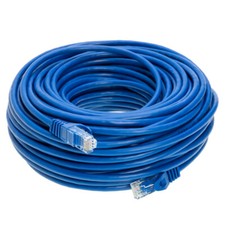CAT6 Ethernet Patch Cord RJ-45 LAN Network Cable Blue 25FT- 200FT Multi-Pack LOT picture