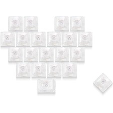 21 PCS Blank Crystal Transparent Keycaps Custom DIY Sweet Heart Cherry MX picture