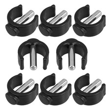 8Pcs Durable Replacement Tube Pin Locks with Adjustable Plug for Toilet Frames picture