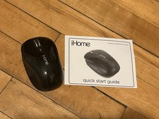 iHome Ergonomic Desktop Mouse Easy Sync, Nano Receiver (IH-M2010B) (Black) picture