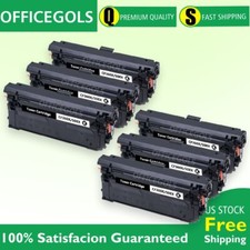 6PK CF360X Black Toner Cartridge for HP 508X Color Laserjet M553dn M577 M577dn picture