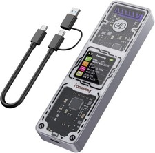 Fanxiang M.2 NVME NGFF SATA SSD Enclosure Case USB 3.2 Type-C Converter Adapter picture