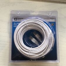 New Commercial Electric 50' Patch Cord Cat5e UTP Ethernet Cable 575718 White picture