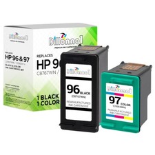 2PK Fits HP 96 Black Ink Cartridge HP 97 Color for HP PhotoSmart 2610 2610v picture
