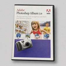 Adobe Photoshop Album 2.0 PC Photo Organizer Software Complete Open Box picture