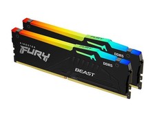 Kingston 64GB [2x32GB] DDR5 6400MT/s CL32 FURY Beast Black RGB EXPO picture