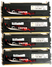 16GB G.Skill Sniper DDR3 Gaming RAM Kit 4 x 4GB UDIMM PC3-14900 1866MHz Memory picture