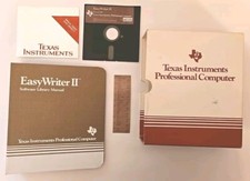Vintage 1982 Texas Instruments Easy Writer 2 Ver 2.0 Diskette, Binder & Sleeve  picture