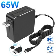 65W Power Laptop Charger USB C Type C for HP Chromebook Lenovo/Acer/Asus/Samsung picture