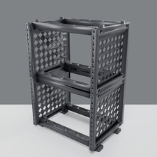 8U Mini Server Rack Kit 10 Inch Desktop Network Frame Rails Feet Homelab PETG picture