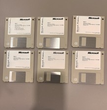 Microsoft Windows 3.1 (1985-1992) Complete 6-Disk Set Vintage 3.5 Floppies Rare picture