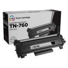 LD Compatible Replacement for Brother TN760 High Yield Black Toner Cartridge picture