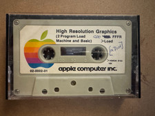 1978 Apple II High Resolution Graphics Cassette 02-0002-01 Apple Computer Inc picture