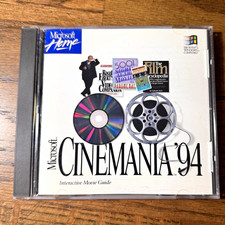 Microsoft Cinemania '94 Interactive Movie Guide CD-ROM for Windows English MPN picture