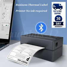 Portable Wireless Bluetooth Thermal Printer 4x6 Shipping Label Maker USB 203DPI picture