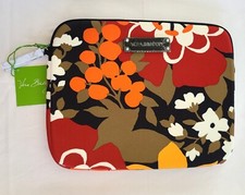 Vera Bradley Bittersweet Neoprene Tablet eReader Sleeve 10x8 Padded Zipper N27 picture