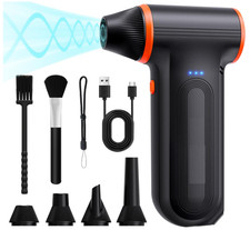 Soplador de Aire Recargable 150000 RPM, 3 Velocidades y Boquillas para Limpieza picture