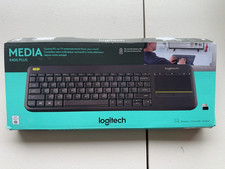 Logitech K400 Plus Wireless Touch TV Keyboard for PC-Connected TV - Black picture