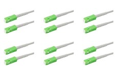 6-Pack 1 Meter SC/APC to SC/APC Singlemode Simplex Fiber Patch Cable picture