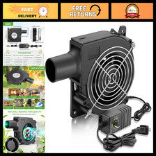 120mm 12V Electric Blower Fan with Speed Controller | Adjustable Air Blower for picture
