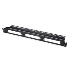 Rackmount 1U 19” Blank Fiber Patch Panel with LGX Adapter Slots picture
