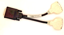 Dell H9361 0H9361 DMS-59 Male to Two Single-Link DVI Female Adapter Cable picture
