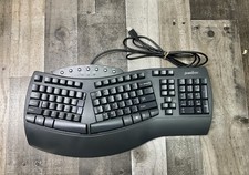Perixx Keyboard PERIBOARD 512 USB Wired Full-Size Ergonomic Works Black picture