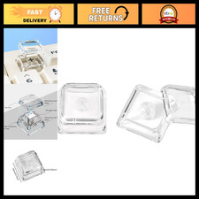 20Pcs Double-Layer Transparent Keycaps, Custom DIY Blank Covers for Mechanical K picture
