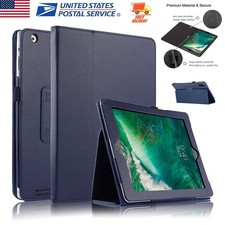 Leather Flip Stand Case Cover for Apple iPad 2nd 3rd 4th 5th 6th 7th 8th 9th Gen picture